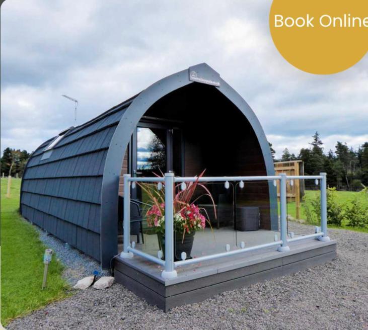 Robins Nest Glamping Pod With Hot Tub Hotell Keith Eksteriør bilde