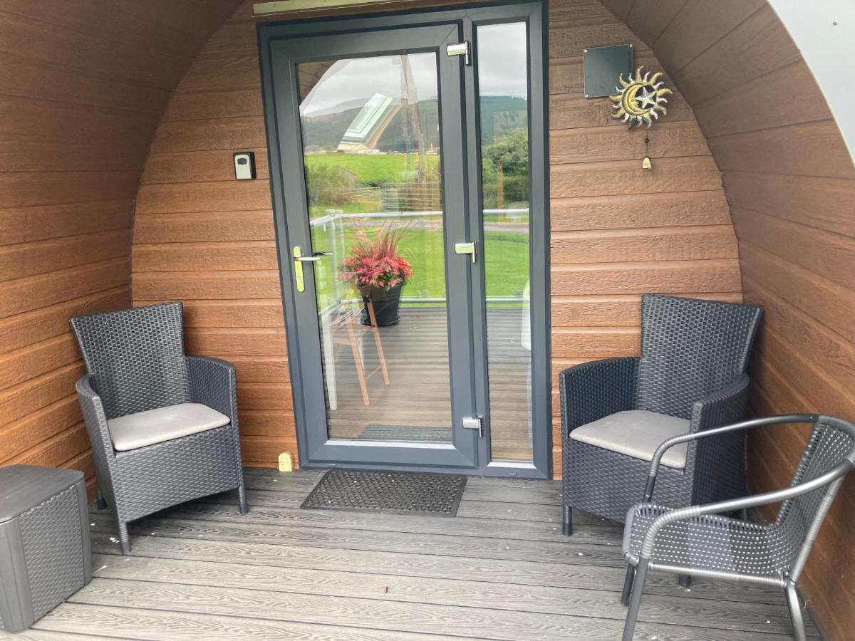 Robins Nest Glamping Pod With Hot Tub Hotell Keith Eksteriør bilde