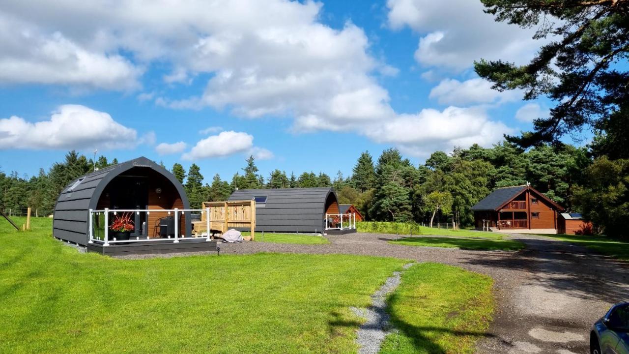Robins Nest Glamping Pod With Hot Tub Hotell Keith Eksteriør bilde